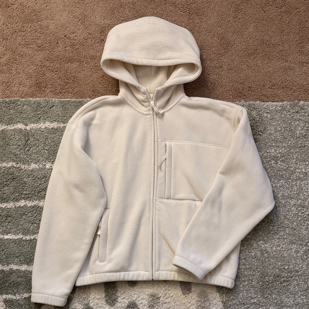 Aritzia TNA Fleece Zip Up Hoodie